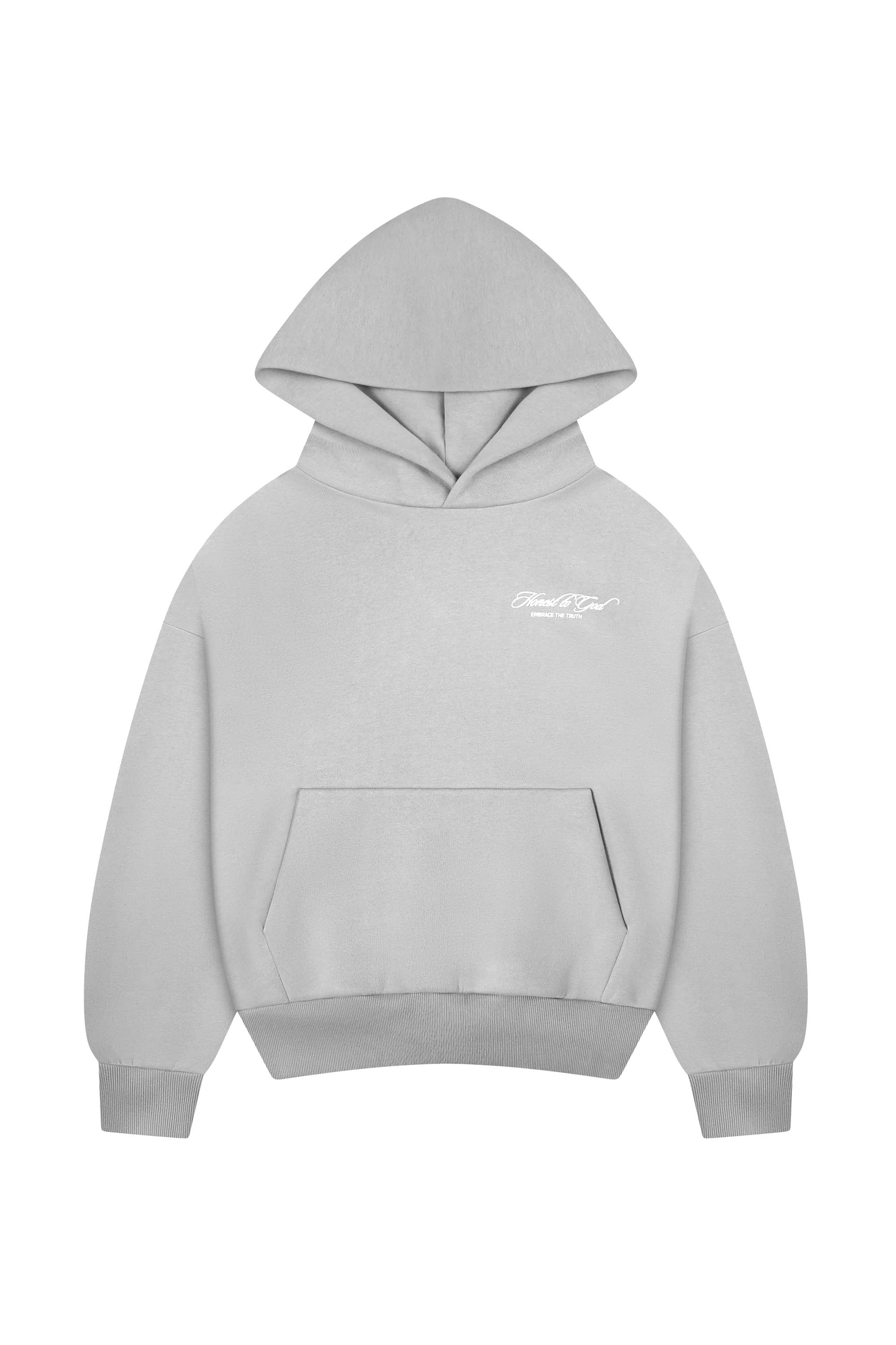 Light Gray Box Fit Hoodie