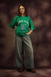 Community Green Box Fit Tee