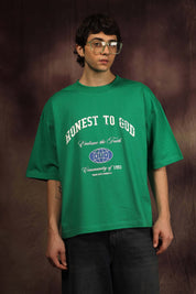 Community Green Box Fit Tee
