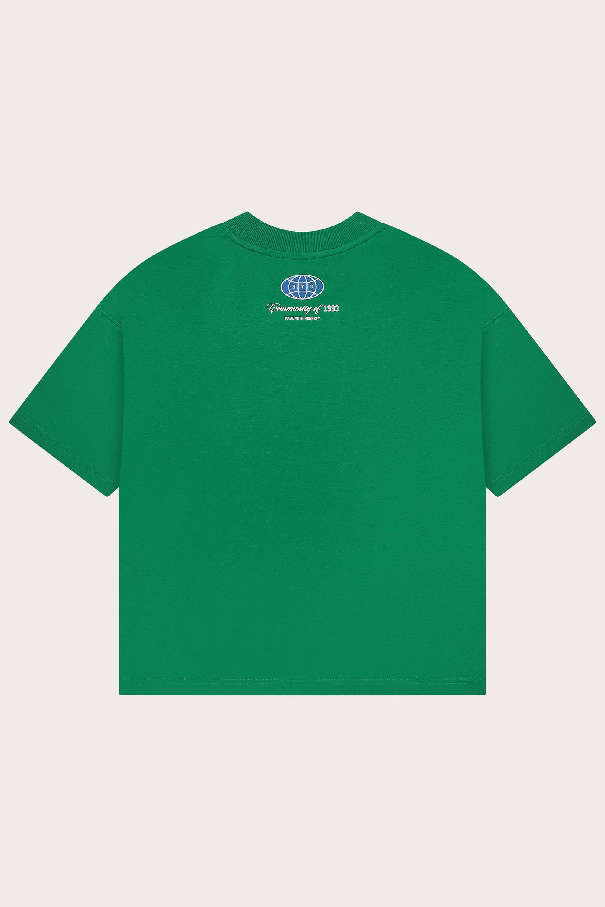 Community Green Box Fit Tee