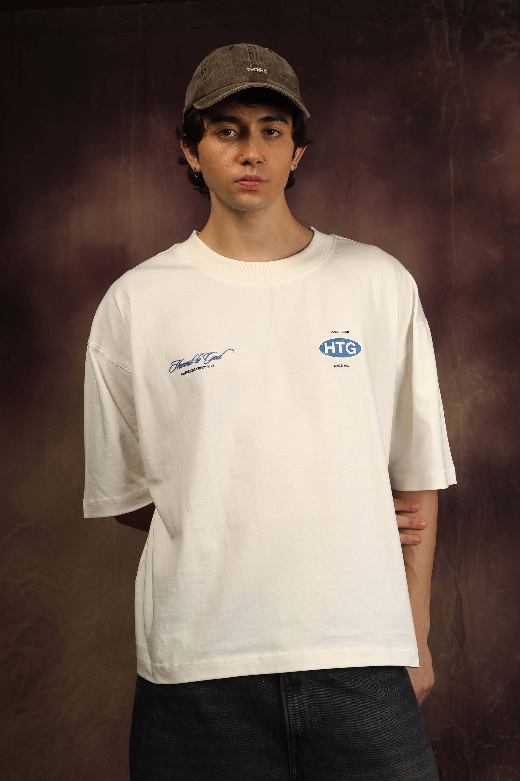 Ease Off White Box Fit Tee