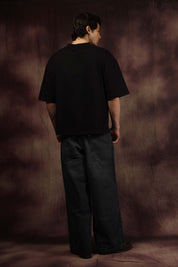 Black Blank Box Fit Tshirt