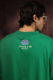 Community Green Box Fit Tee