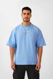 SKY BLUE BOX FIT T-SHIRT