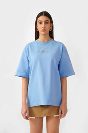 SKY BLUE BOX FIT T-SHIRT