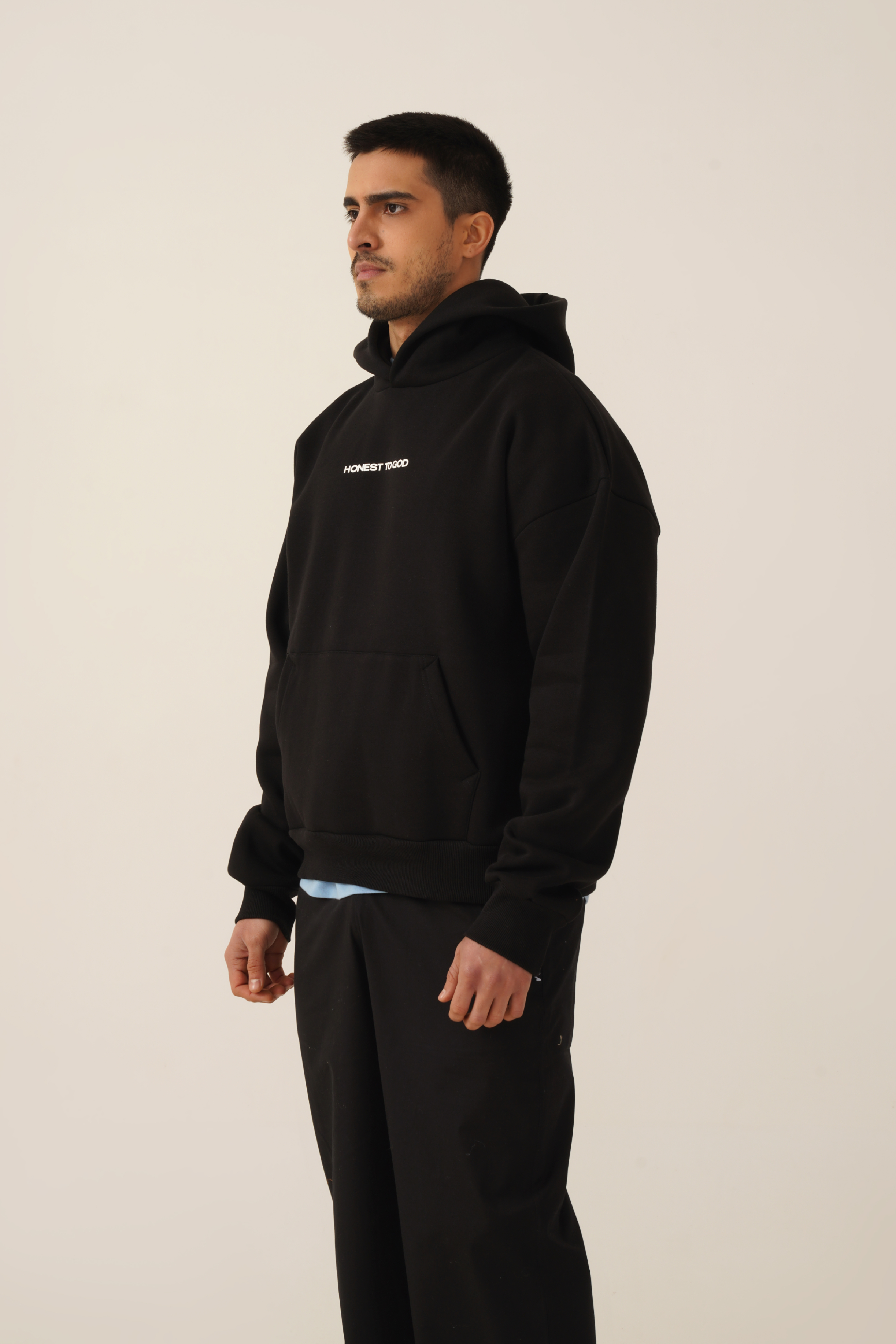 BLACK BOX FIT HOODIE