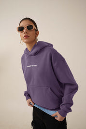 OLD LAVENDER BOX FIT HOODIE