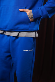 COBALT BLUE BOX FIT HOODIE