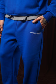 COBALT BLUE STRAIGHT LEG SWEATPANT