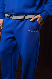 Cobalt Blue Straight Leg Sweatpant