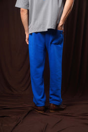 Cobalt Blue Straight Leg Sweatpant