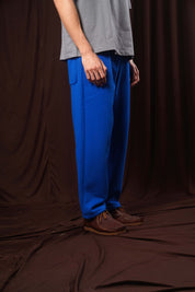 Cobalt Blue Straight Leg Sweatpant