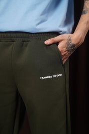 KOMBU GREEN STRAIGHT SWEATPANT