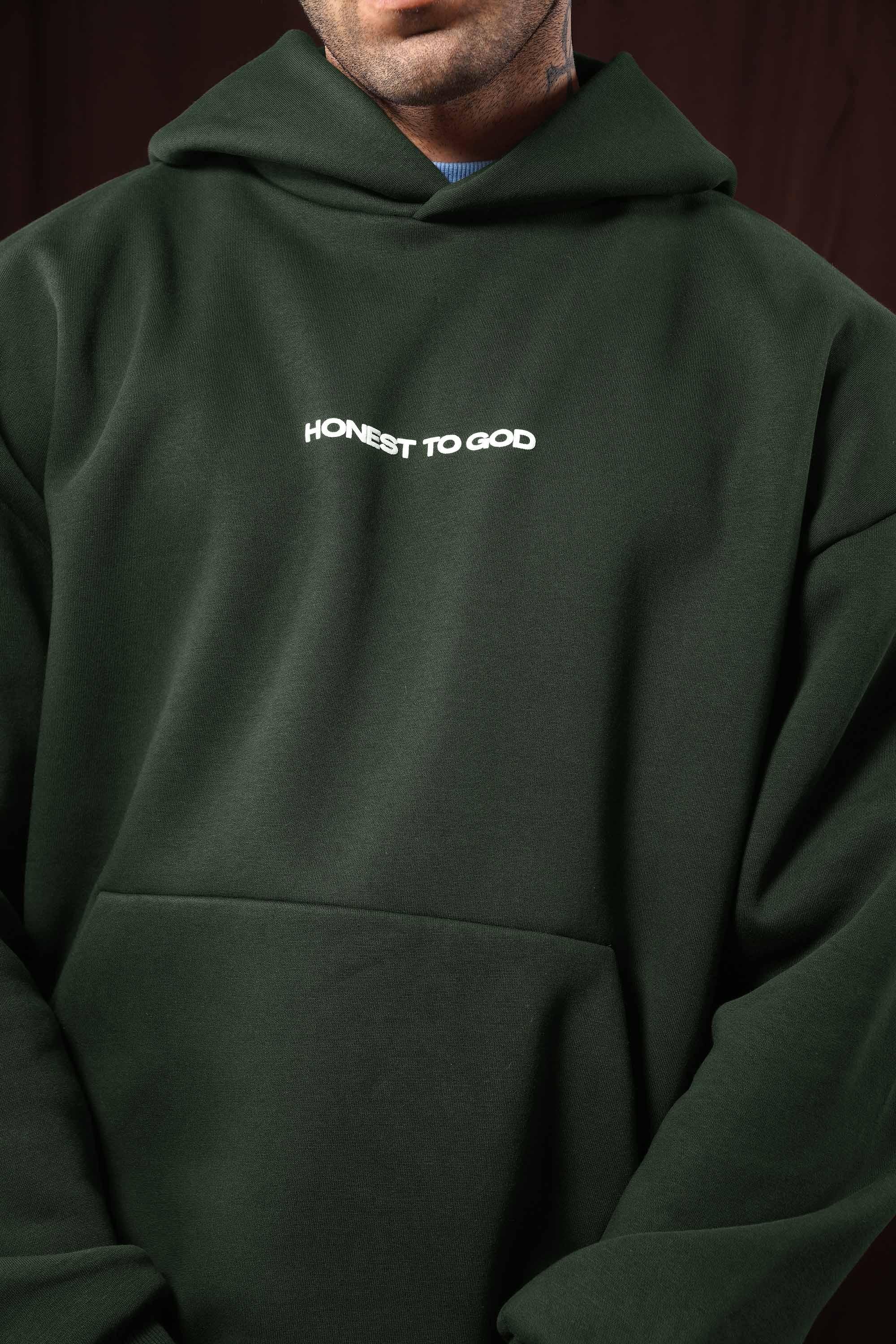 Kombu Green Box Fit Hoodie