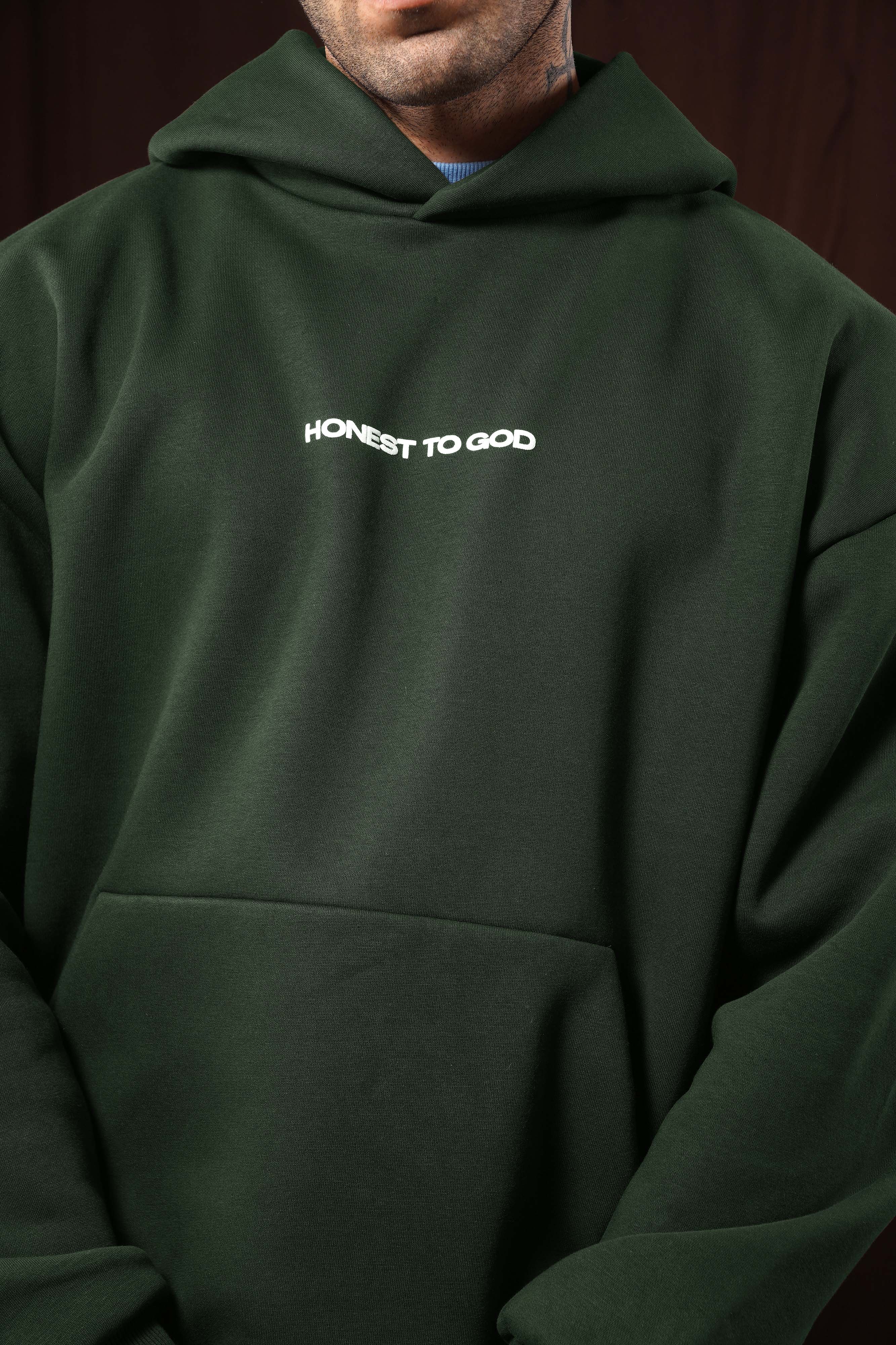 KOMBU GREEN BOX FIT HOODIE