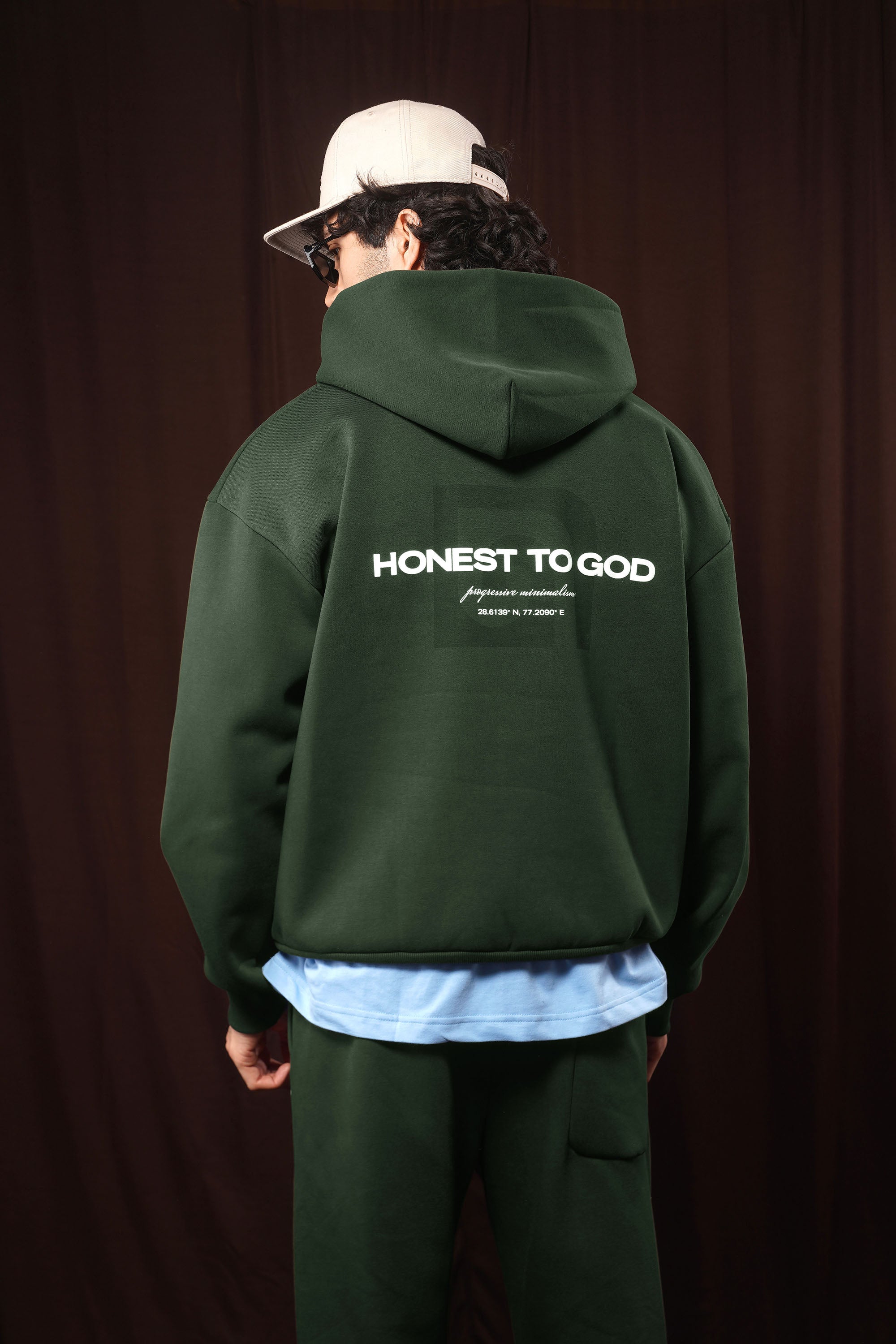 Kombu Green Box Fit Hoodie