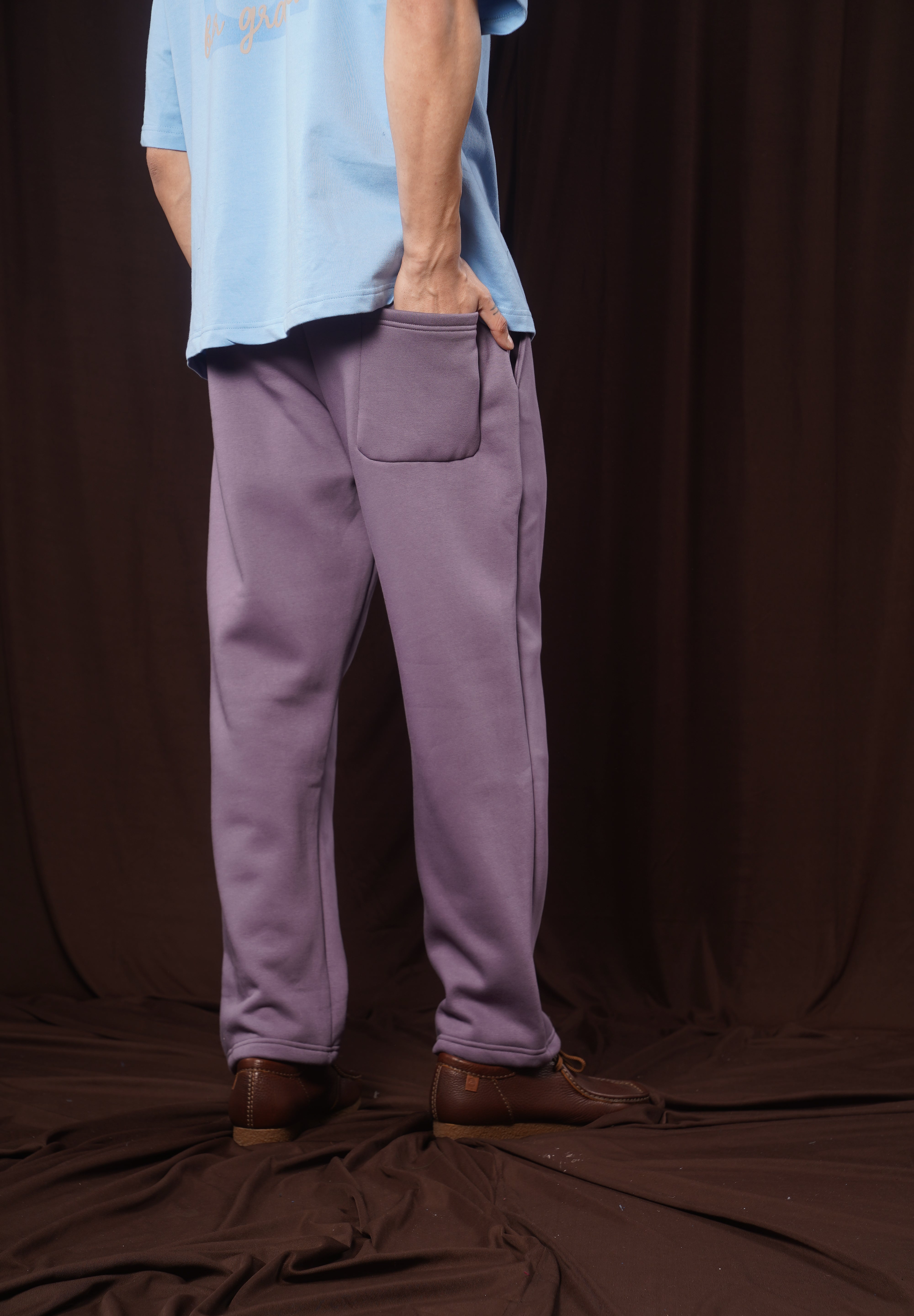 OLD LAVENDER STRAIGHT LEG SWEATPANT