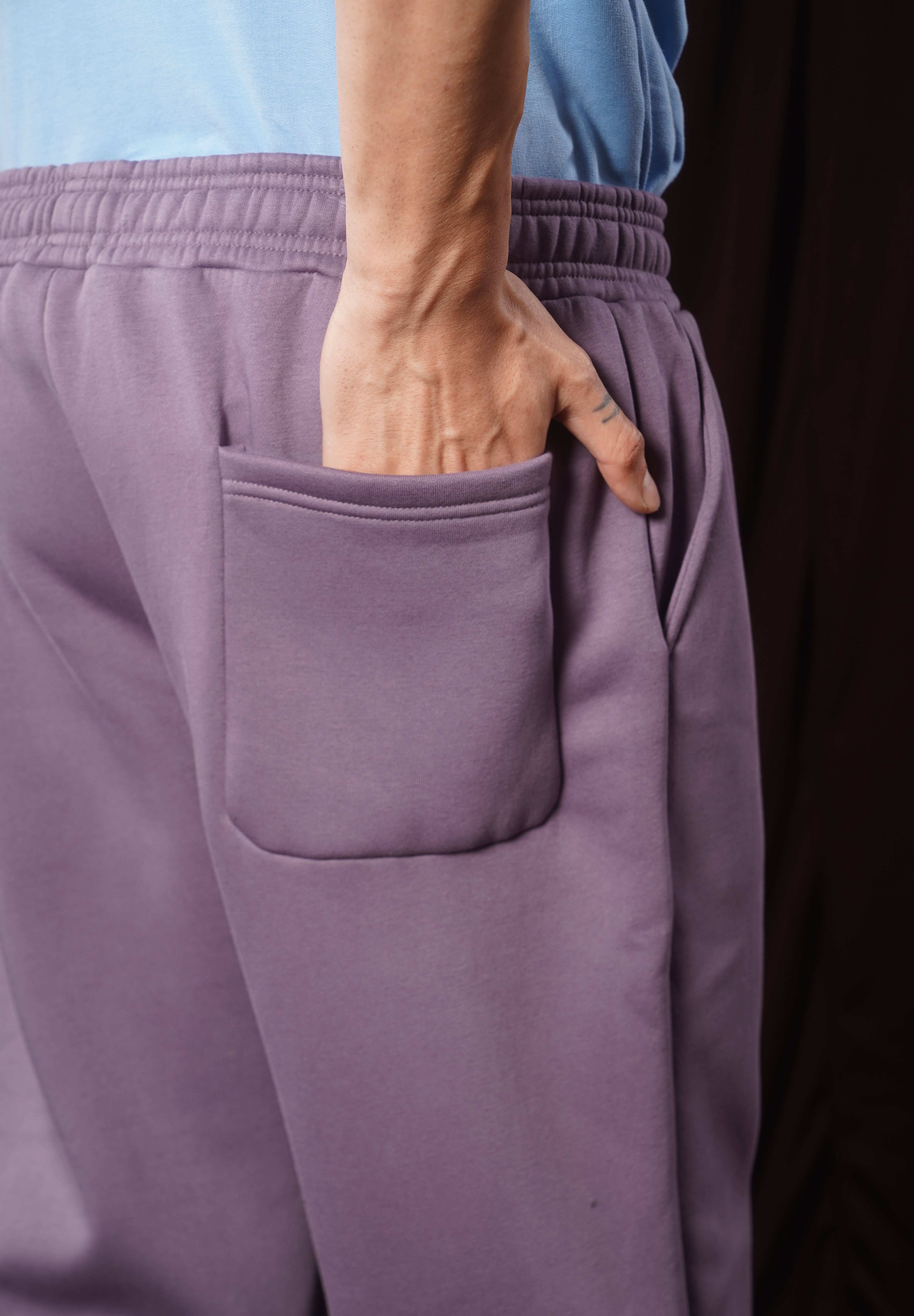 OLD LAVENDER STRAIGHT LEG SWEATPANT