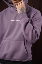 OLD LAVENDER BOX FIT HOODIE