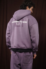 OLD LAVENDER BOX FIT HOODIE