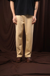 KHAKI CREAM STRAIGHT LEG SWEATPANT