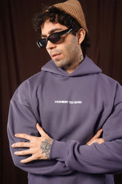 Old Lavender Box Fit Hoodie