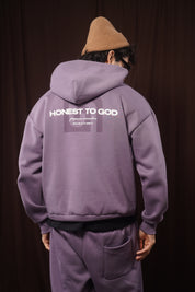 OLD LAVENDER BOX FIT HOODIE