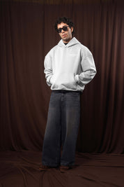 Light Gray Box Fit Hoodie