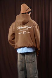 AUTUMN BROWN BOX FIT HOODIE