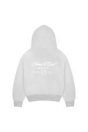 LIGHT GRAY BOX FIT HOODIE