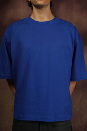 Cobalt Blue Blank Box Fit Tshirt