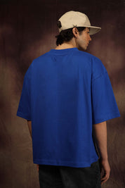 Cobalt Blue Blank Box Fit Tshirt
