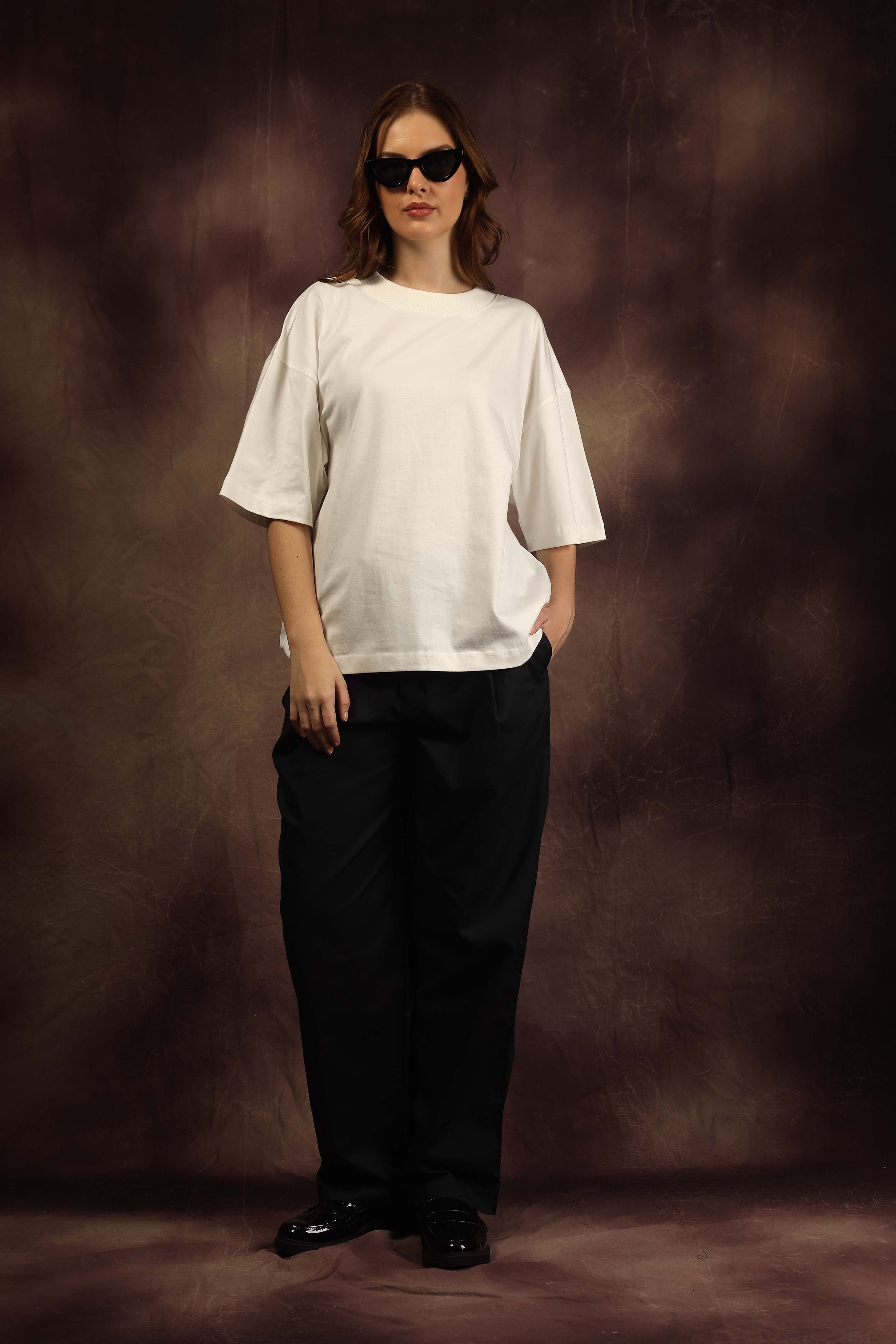Off White Blank Box Fit Tshirt