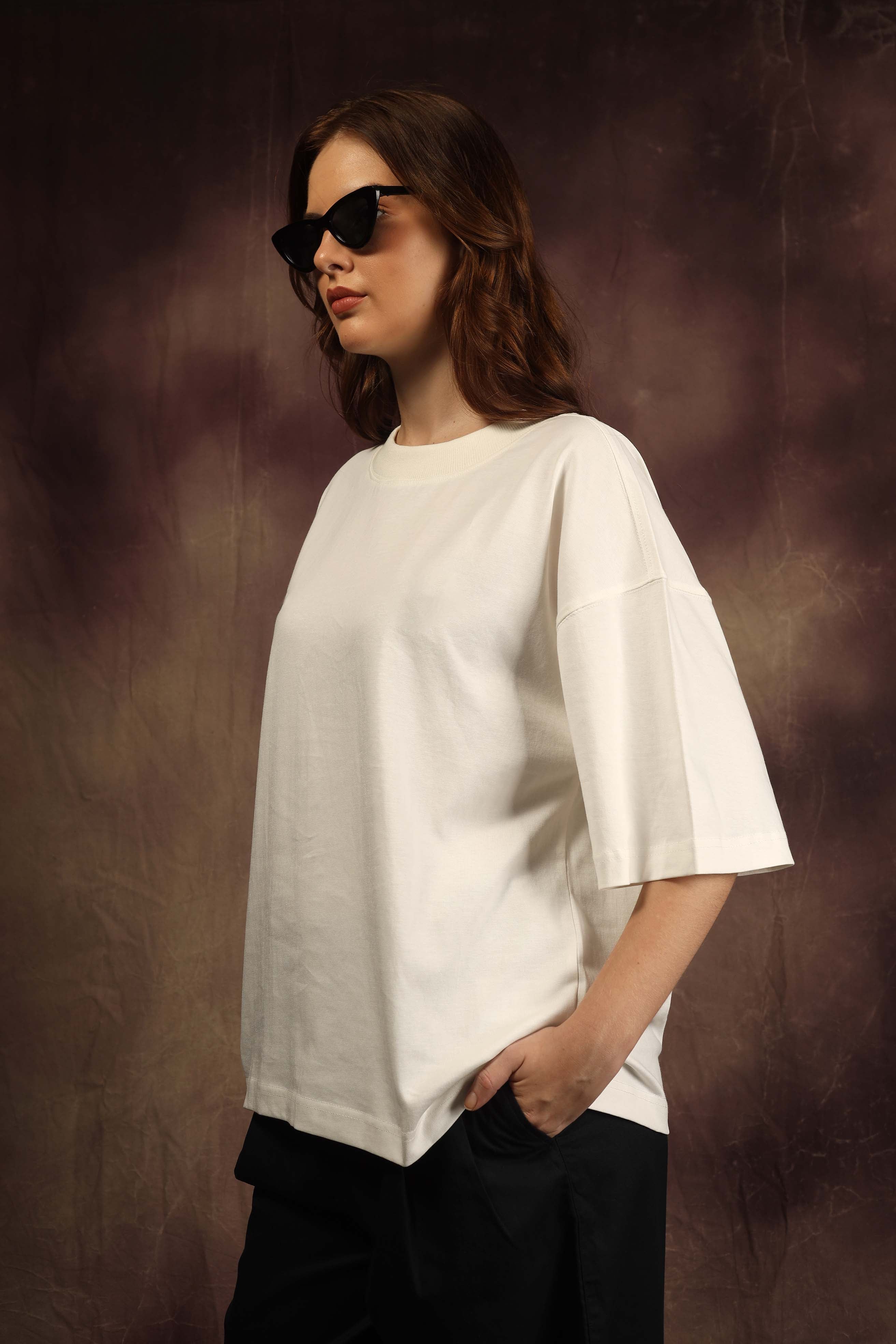 Off White Blank Box Fit Tshirt