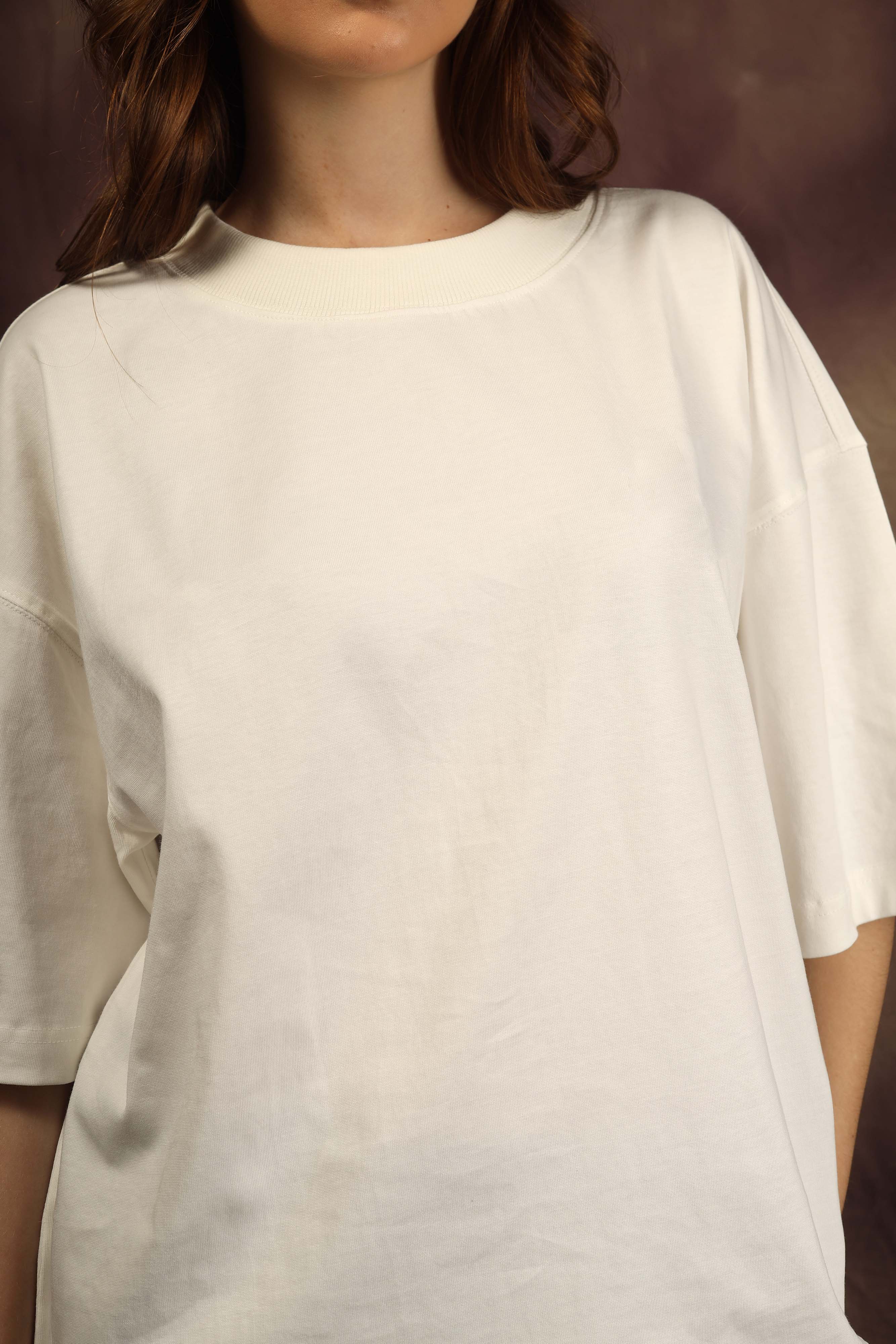 Off White Blank Box Fit Tshirt