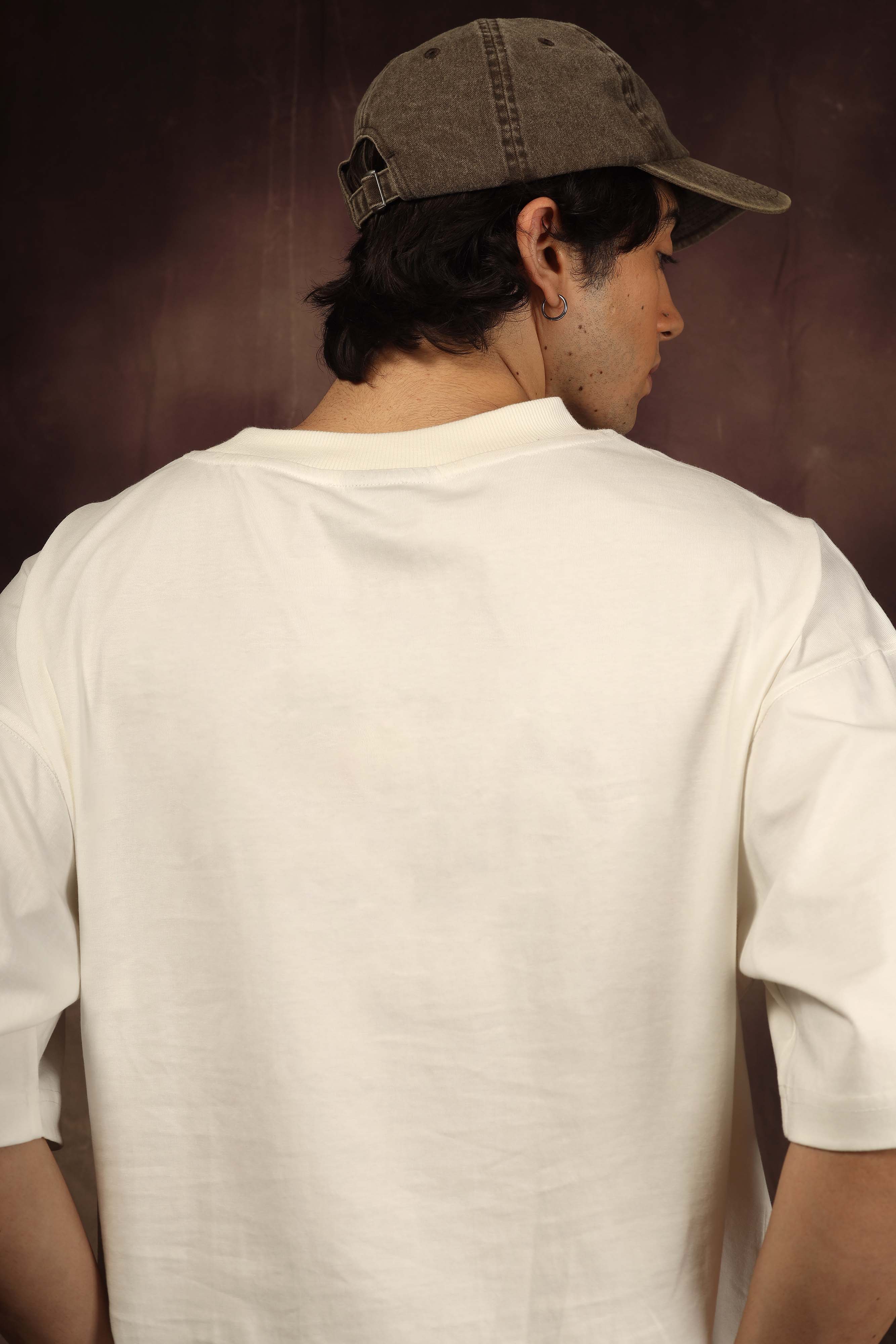Off White Blank Box Fit Tshirt
