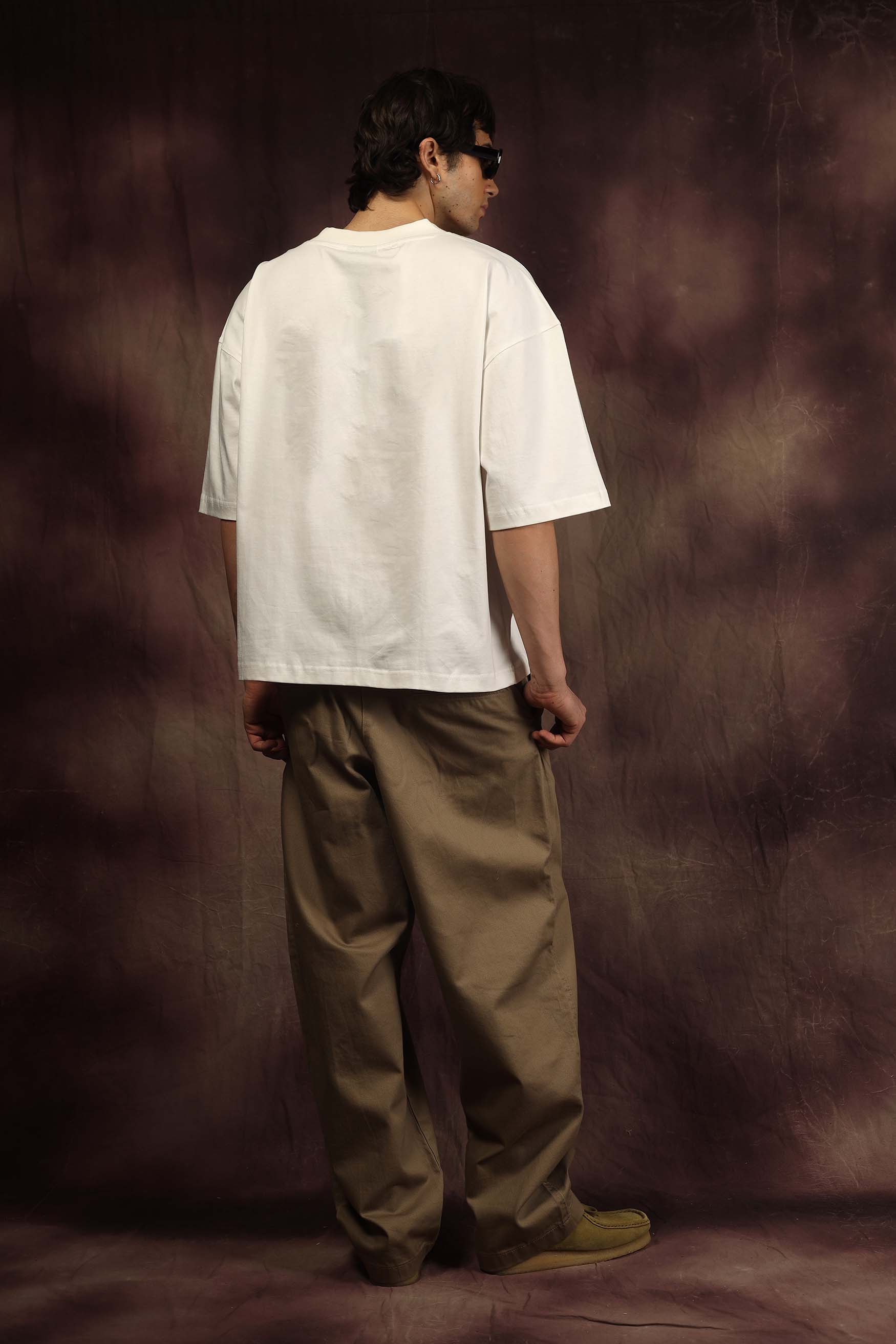 Off White Blank Box Fit Tshirt