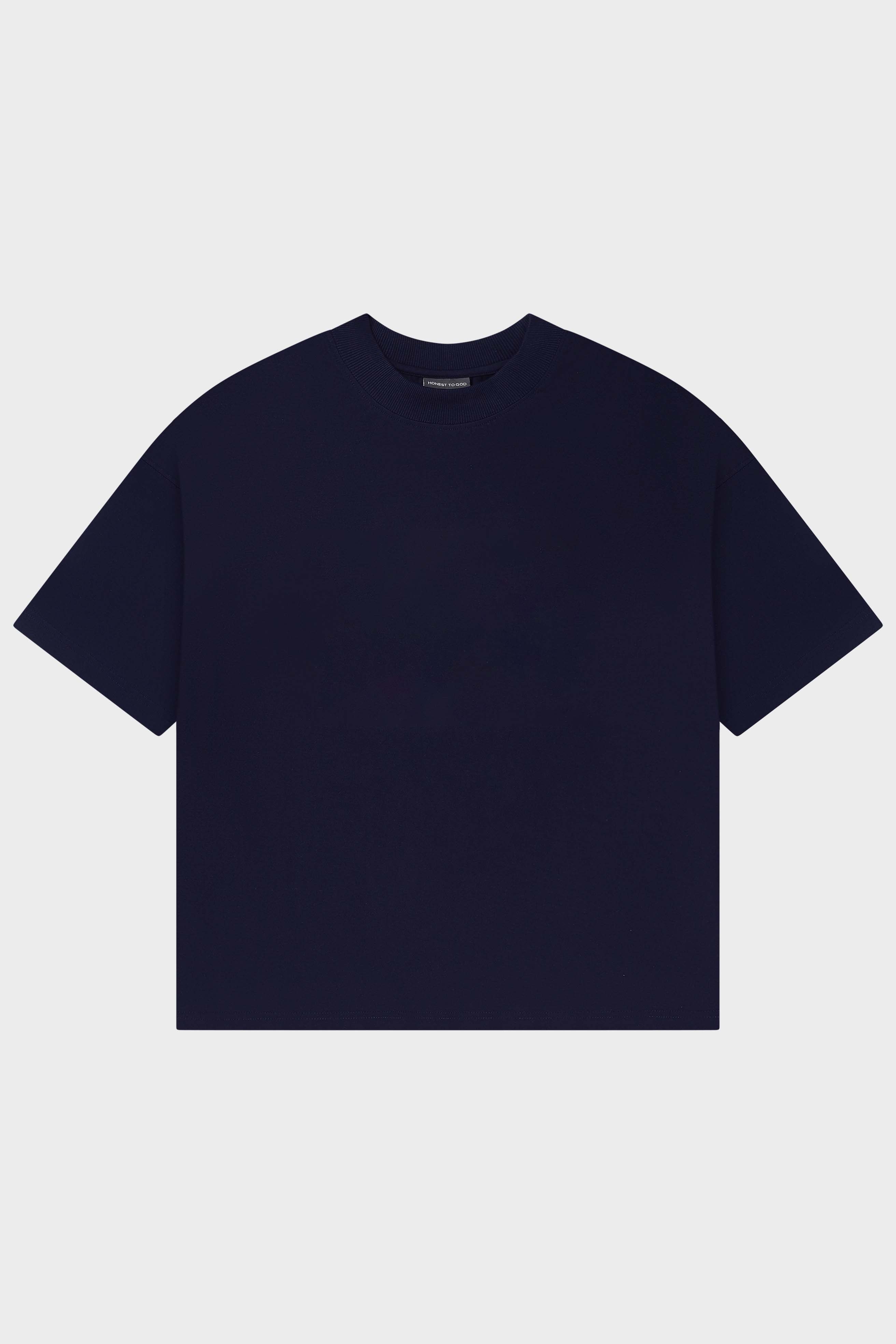 Navy Blue Blank Box Fit tshirt