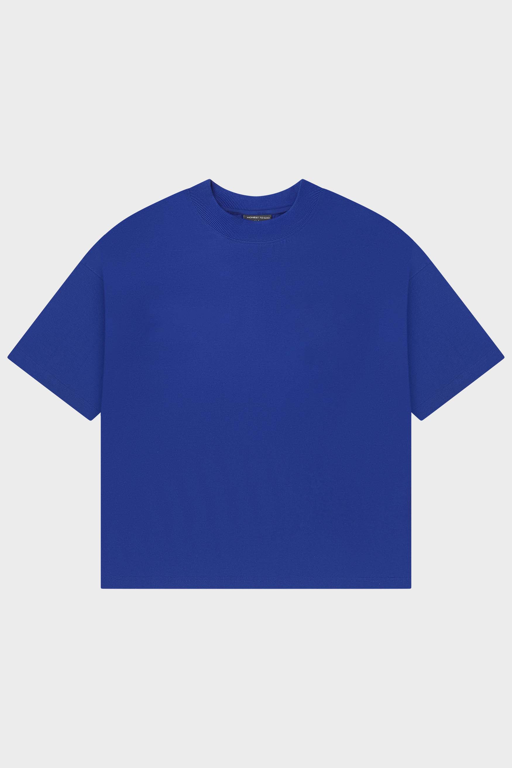 Cobalt Blue Blank Box Fit Tshirt