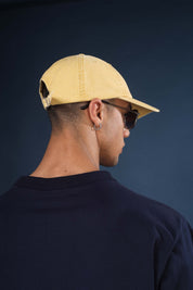 Navy Blue Regular Fit Bound Crew Neck Tee