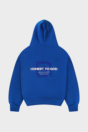 COBALT BLUE BOX FIT HOODIE