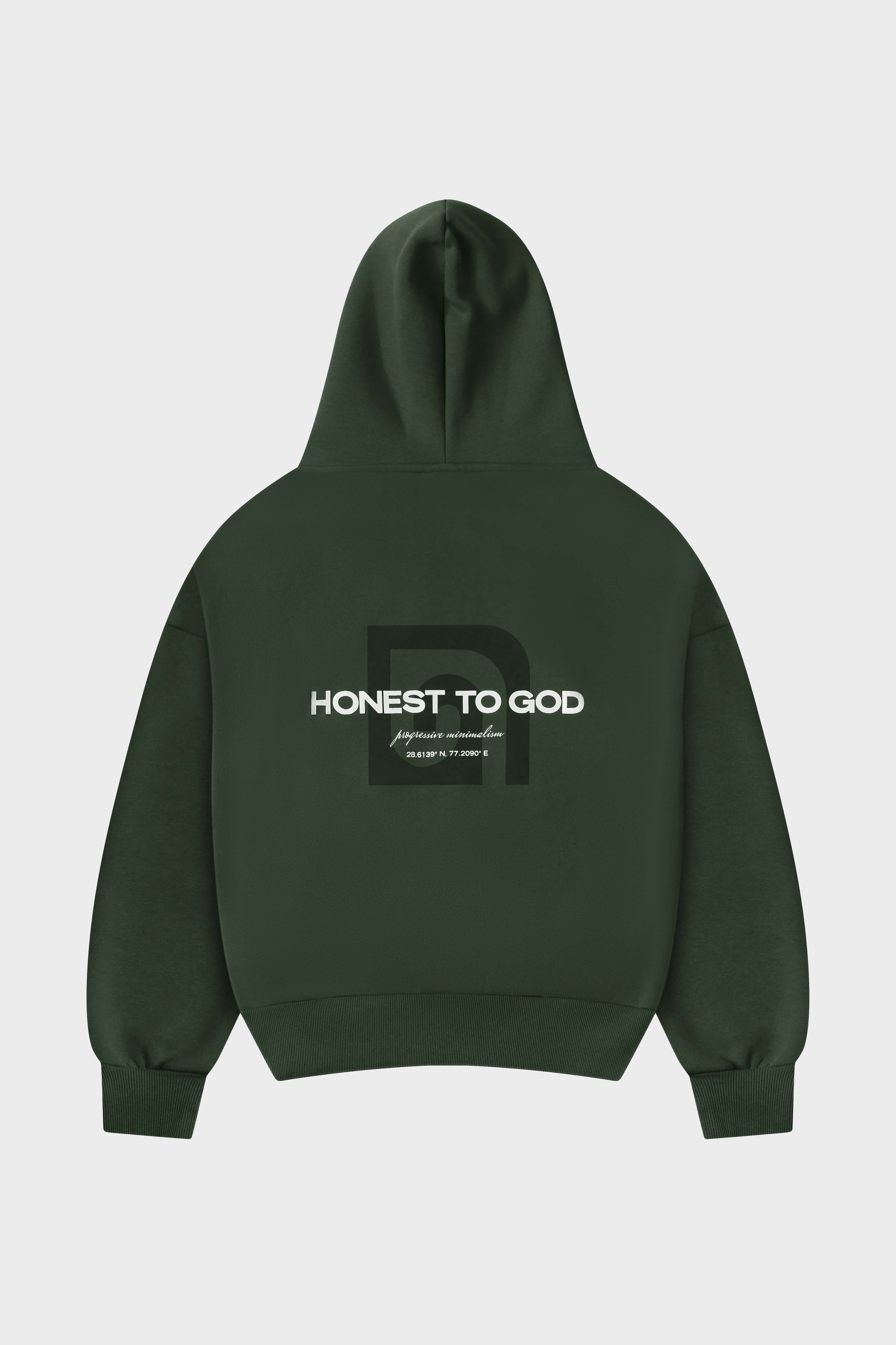 KOMBU GREEN BOX FIT HOODIE