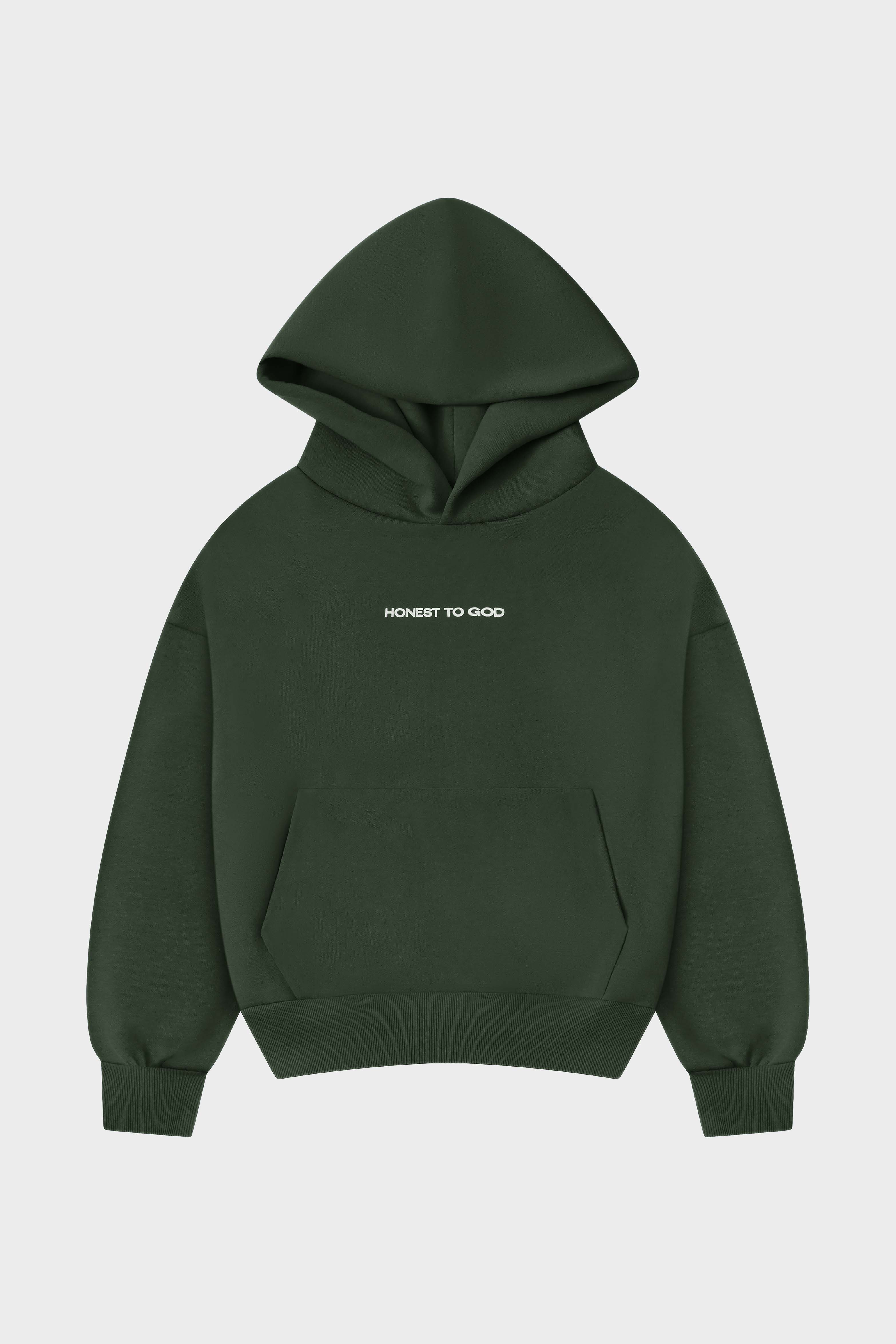 KOMBU GREEN BOX FIT HOODIE