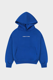 COBALT BLUE BOX FIT HOODIE