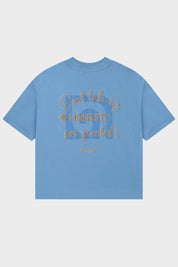 SKY BLUE BOX FIT T-SHIRT
