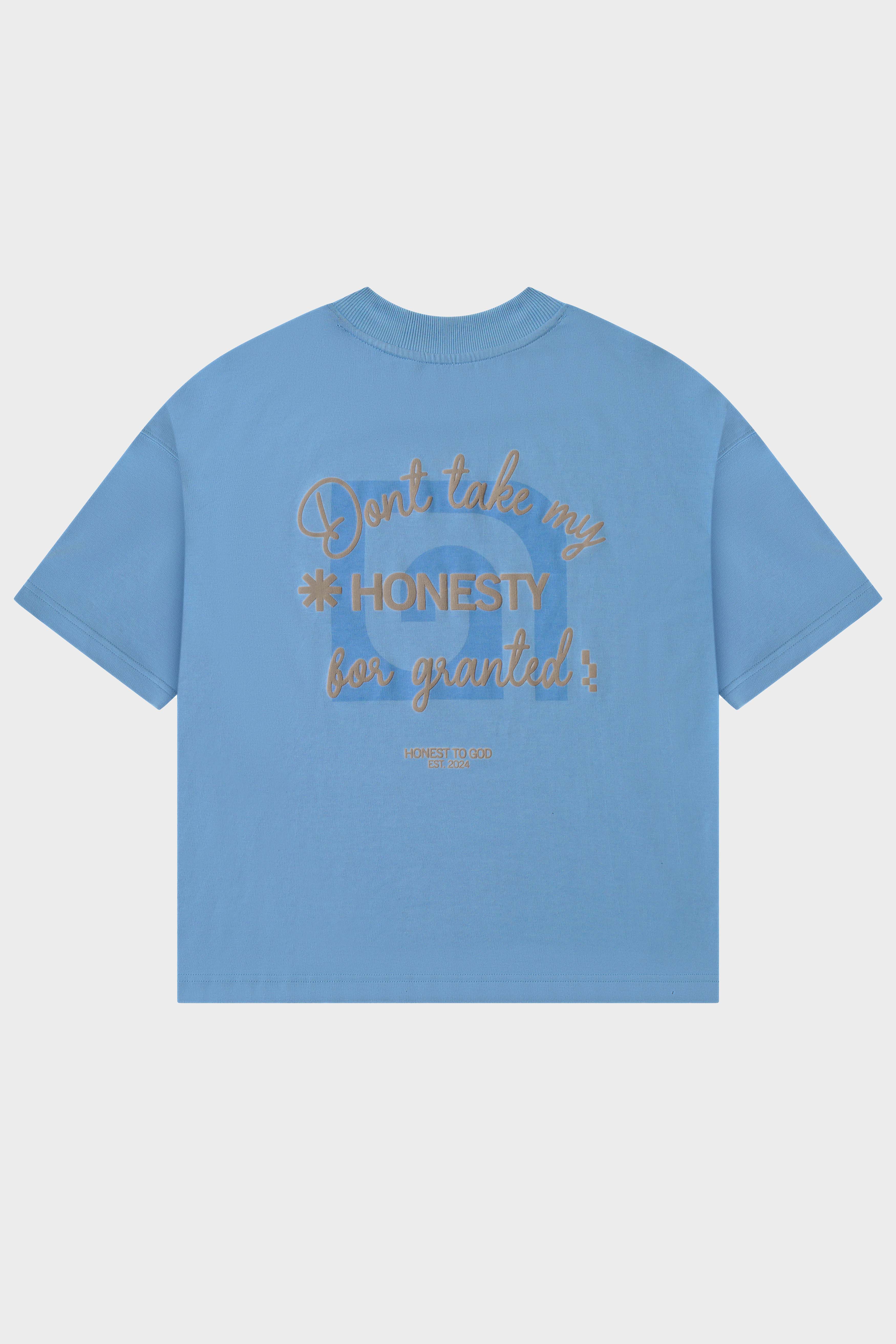 SKY BLUE BOX FIT T-SHIRT