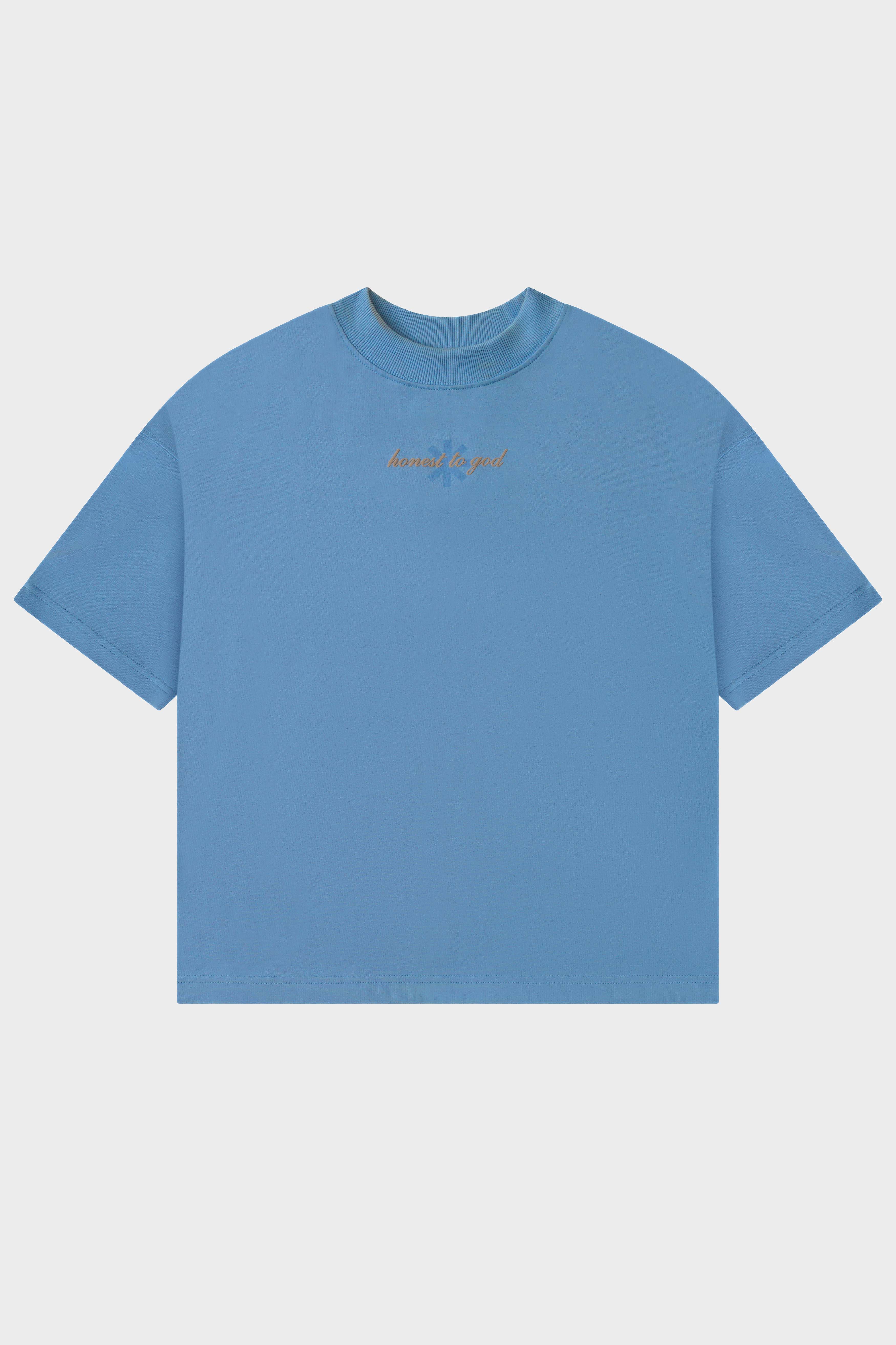 SKY BLUE BOX FIT T-SHIRT